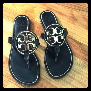 Tory Burch Gold Miller sandals